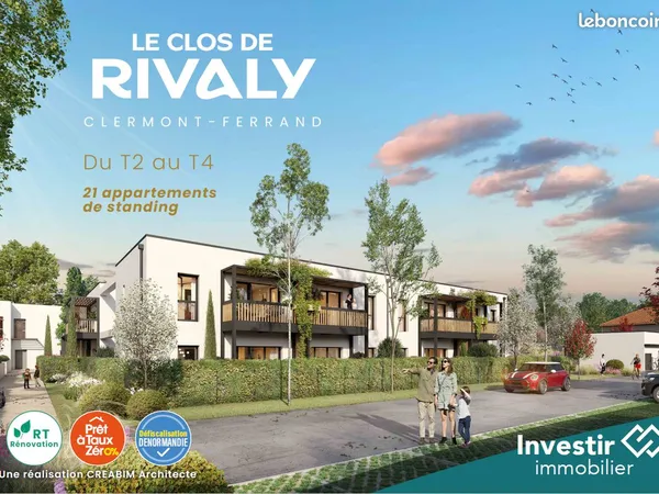 Appartement 2 pièces 45 m²