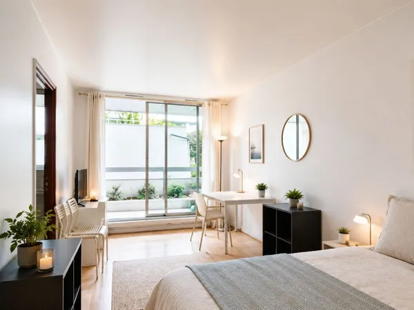 Studio 1 pièce 31 m²