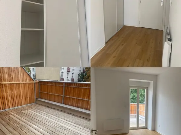 Appartement F2 grande terrasse
