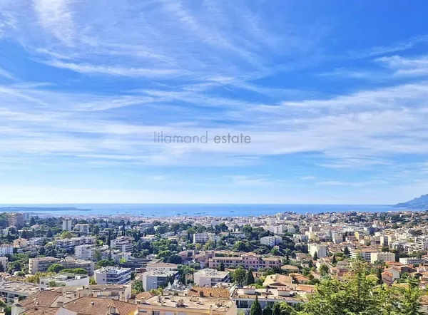 LE CANNET VICTORIA - APPARTEMENT 4 PIECES - VUE PANORAMIQUE