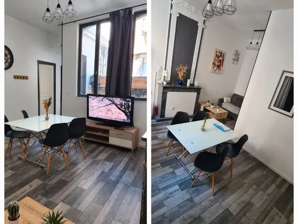 T2 meublé cozy balnéo bacon au calme