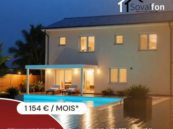 GERZAT - maison 105 m2 - 5 chambres - garage double