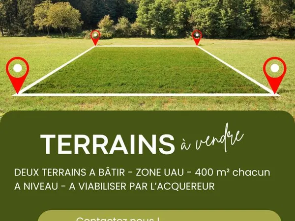 Terrain 400 m² BELLOY EN FRANCE