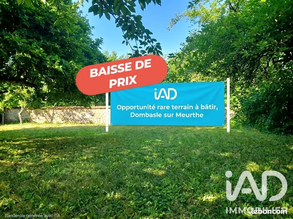 Terrain 824 m² Dombasle-sur-Meurthe