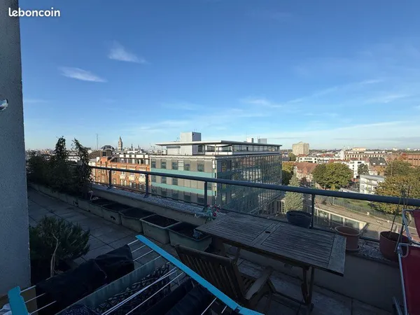 Magnifique appartement dernier étage lumineux 1 chambre