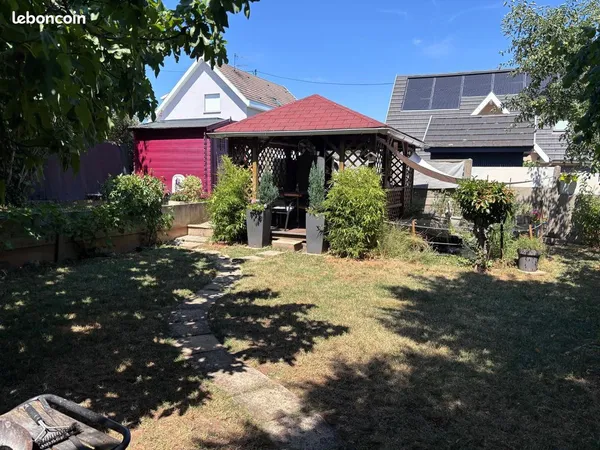 à vendre à uffholtz - appartement 2 pièces de 60 m² avec jardin privatif de 200 m²