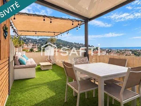 LE CANNET  VIEUX CANNET | DUPLEX DE CHARME AVEC TERRASSE & VUE PANORAMIQUE