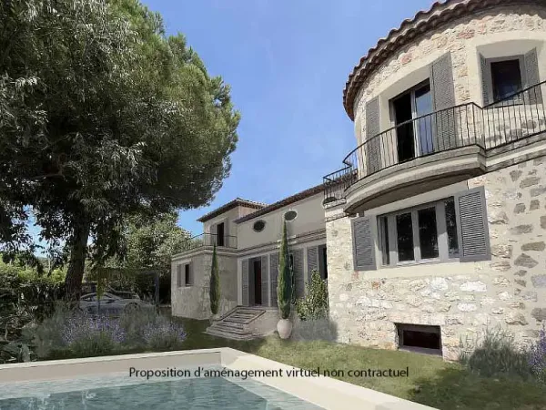 Cap d'Antibes - Élégance et confort, villa dans un cadre prestigieux