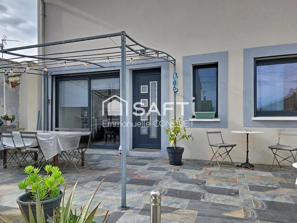 Maison T6 de 147 m², garage, terrasse, mer à 2 minutes