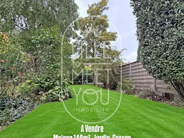 A vendre, Maison 140m² hab. Art-Déco, Marcq-en-Baroeul