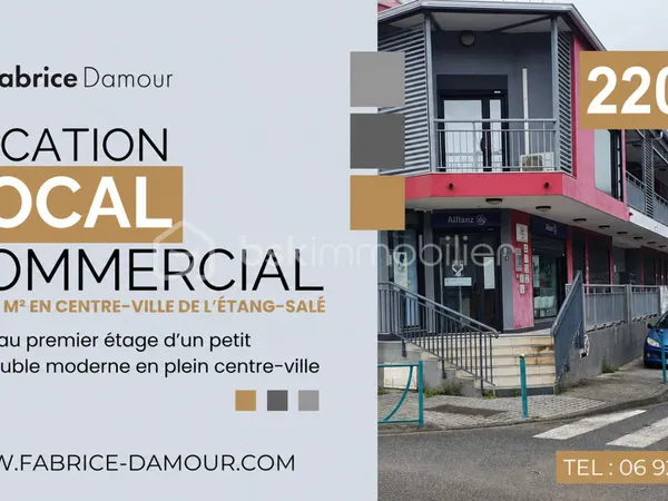 Local commercial 2 pièces 100 m²