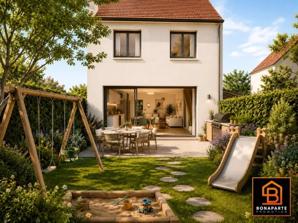Maison neuve Cergy coteaux 5 pièces avec terrasse et jardin ETE 2028.