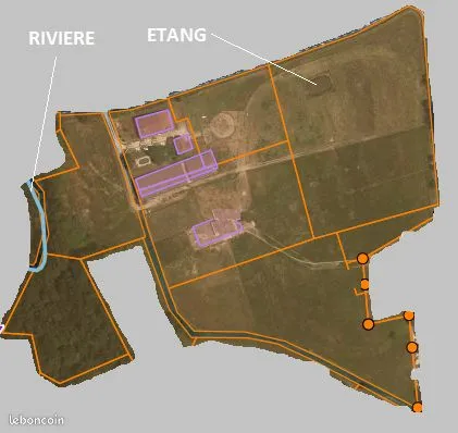 Maison/Ferme/écurie 6,4 Hectares
