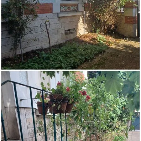 Un lot deux appartements T2 et T1 jardin et parking