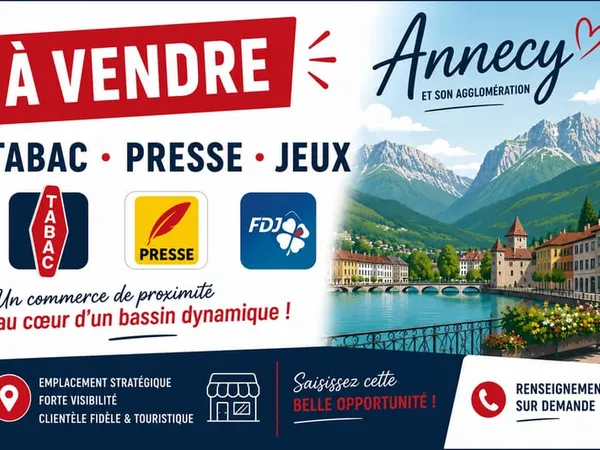 74 ANNECY Fonds de TABAC PRESSE magasin NEUF