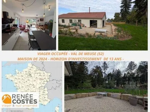 Viager occupé - F81-H82 ans - VAL DE MEUSE (52140)