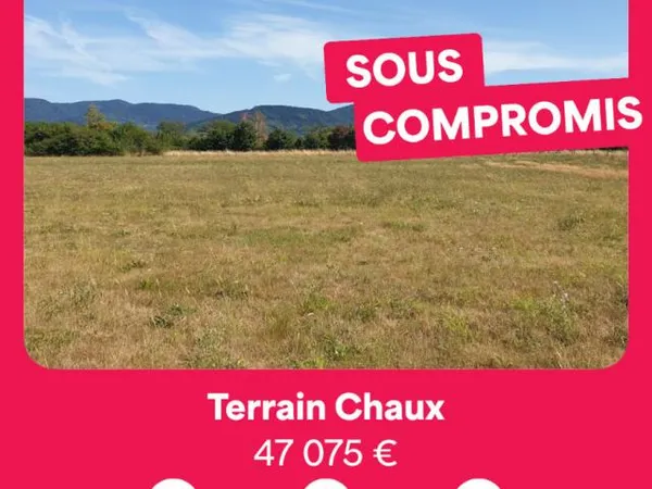 Terrain Chaux 498 m2