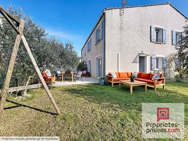Maison Châteaurenard 4 pièce(s) 80 m2 3 chambres jardin garage