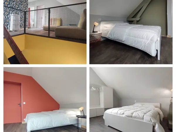 Chambre en colocation dans une maison avec jardin
