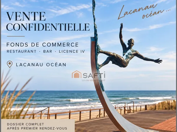 EN VENTE - FONDS DE COMMERCE RESTAURANT / BAR - LACANAU OCEAN