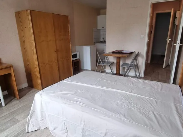 Studio Meublé 20m2 vaugueux Face Château