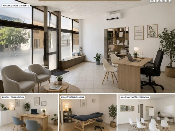 🌟Local professionnel 49 m² rénové - grande vitrine - cabinet / bureau / services