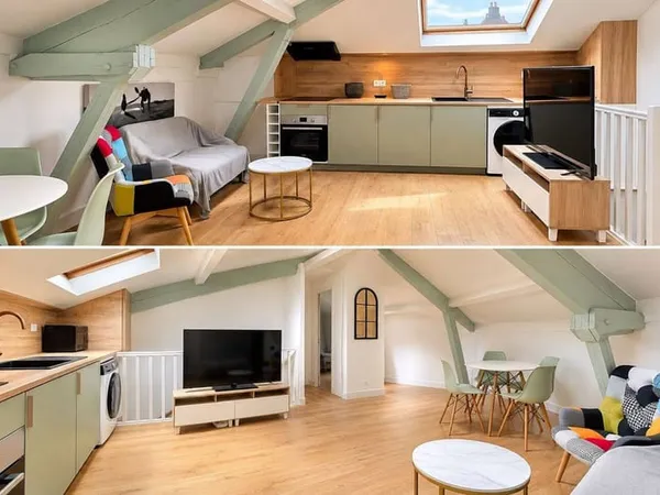 Studio 2 pièces 37 m²