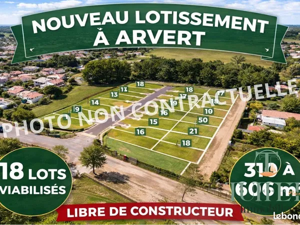 Terrain 317 m² Arvert
