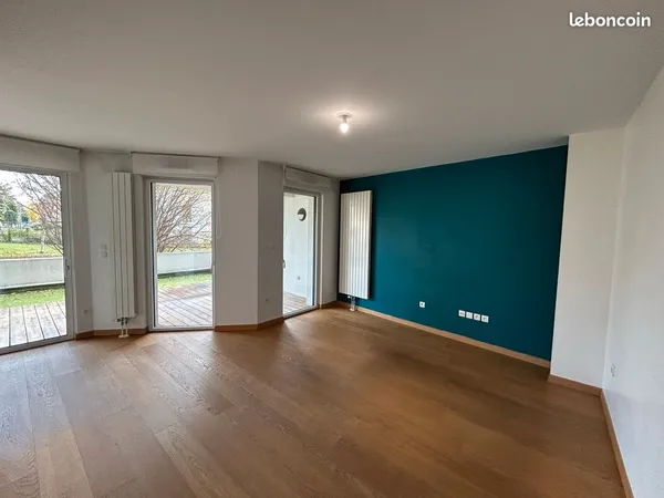 Appartement T3 67m2 en rez de jardin