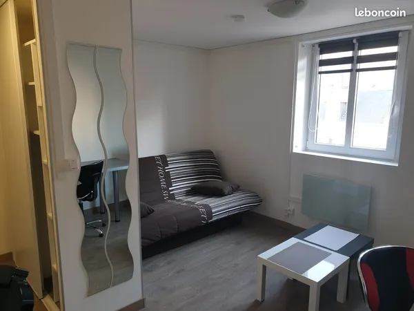 Studio meublé 19m² rénové proche campus (idéale étudiant ou jeune actif)