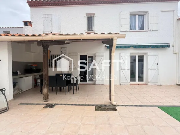 PERPIGNAN, PORTE D ESPAGNE, MAISON 2 FACES, T 5 AVEC EXTERIEUR