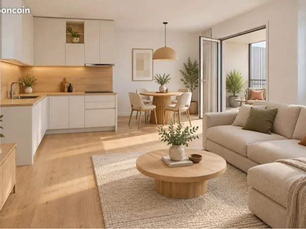 Appartement neuf 2 pièces 47 m² - Balcon, parking et ascenseur - Soisy