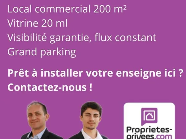 EMPLACEMENT N°1 - Local commercial 200 m2 Varennes Vauzelles