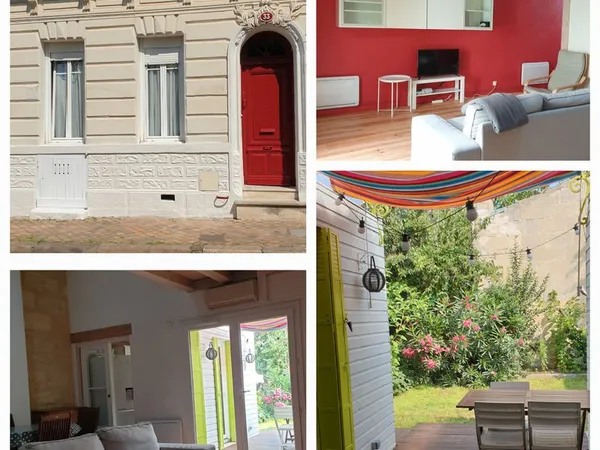 Maison meublée 100m2 Bordeaux tondu