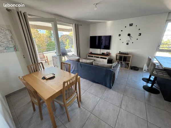 T3 lumineux de 62m² - Résidence 2022 - Balcon & Parking privé
