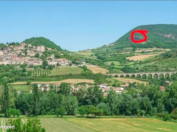 Terrain boisé 3500m2 COMPEYRE secteur LUZERGUE