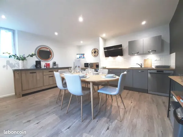 Maison meublée - 57 m² avec garage privatif - Quartier Jaurès, Le Mans