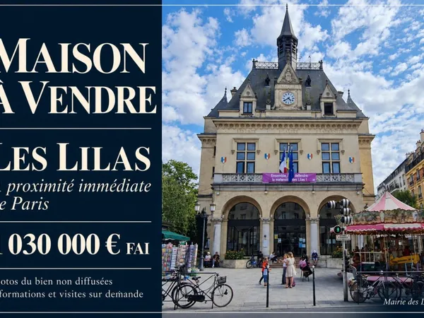 Maison lumineuse avec jardin et rooftop aux Lilas
