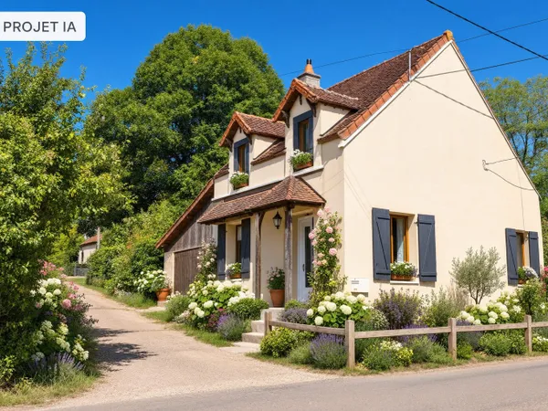 MENOU — Maison de campagne 5 pièces / 3 chambres de 83 m² av