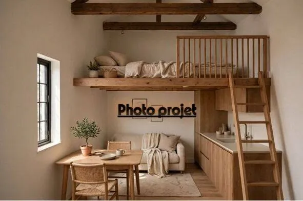 Maison 2 pièces 24 m²