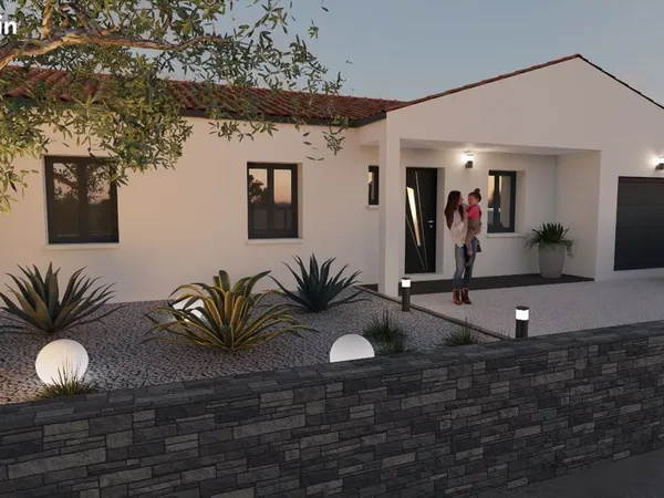 Projet de construction d'une maison 104 m² avec terrain à SAINT-AUGUSTIN (17)