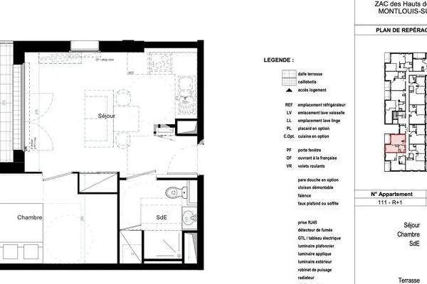 Appartement 2 pièces 40 m²