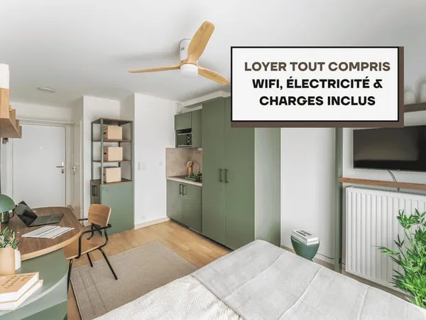 Studio 1 pièce 18 m²
