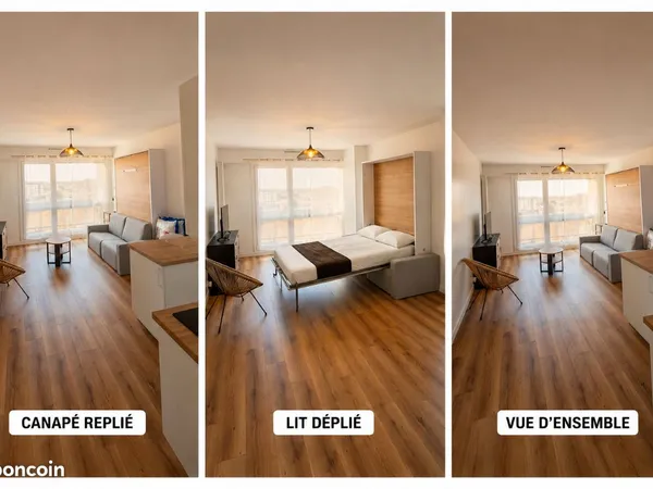 Studio meublé de 25 m²
