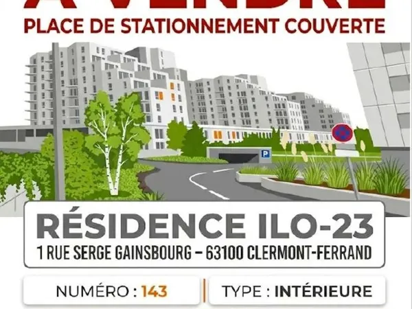 stationnement couvert - Résidence ILO-23 (63)
