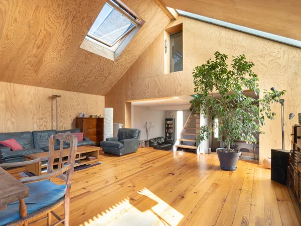 Maison d'architecte avec studio de musique