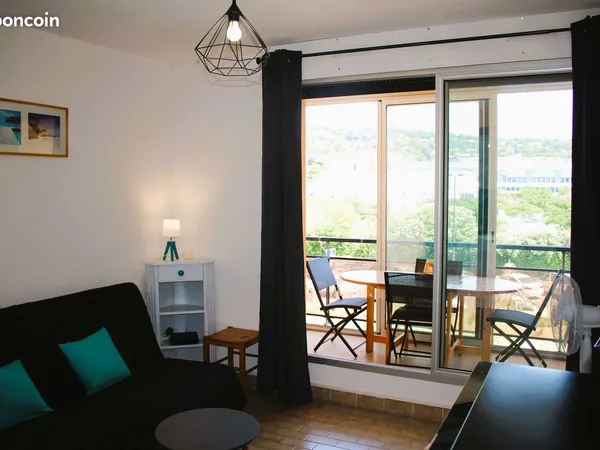 Studio cabine 20 m² + loggia - 100 m plage - Sète