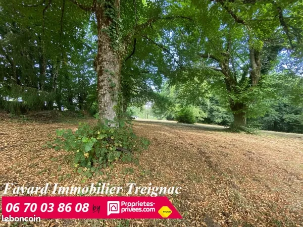 Terrain 3 806 m² Treignac