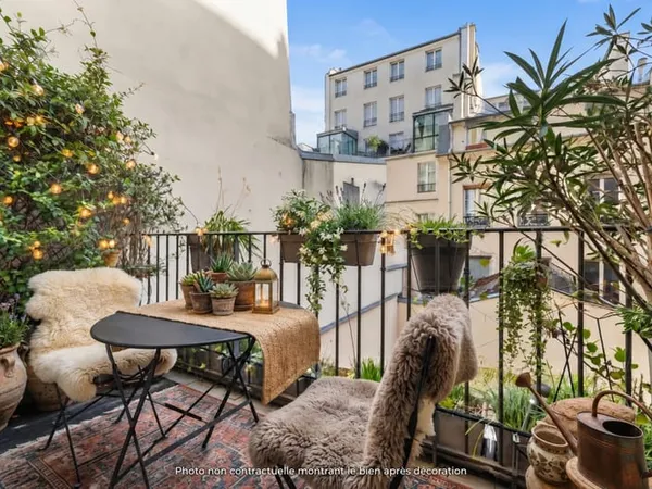 Superbe pied à terre avec terrasse à Paris 2ème !