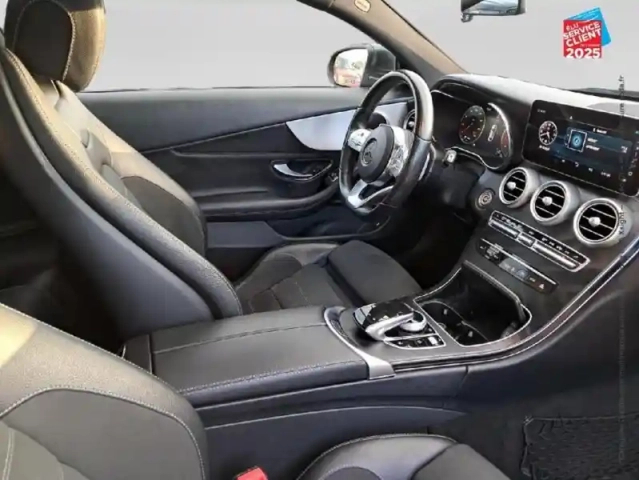 Mercedes Classe C coupe 200 184ch amg line 9g tronic tpano gps camera — photo 5